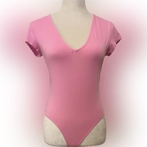 Monrow Short Sleeve Bodysuit - Pink (S)